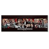 Quadro tela canvas Quentin Tarantino Film - con telaio in legno, per arredo 140 x 50 cm