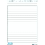 EDIPRO - E3153BL - 100 schede rigate blu f.to 17x12