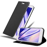 Cadorabo Custodia Libro per Huawei MATE 9 in CLASSY NERO – con Vani di Carte, Funzione Stand e Chiusura Magnetica – Portafoglio Cover Case Wallet Book Etui Protezione