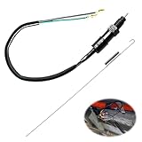 Interruttore Luce Freno Posteriore Universale con Kit Molla,Interruttore Freno Moto,Adatto per Moto Honda Kawasaki Suzuki Yamaha Quad Bike ATV,Accessorio Essenziale per la Sicurezza Stradale