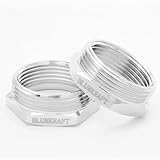 BLUMKRAFT Set di 2 adattatori in metallo compatibili con Pintossi/Pintossi+c (Prototipo) radiatore a M26x1.5 per termostato/testa termostatica M30x1.5 maschio