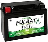 YTZ12S FULBAT Batteria a gel pronta all'uso compatibile con HONDA JAZZ FORZA X 250 SH 300