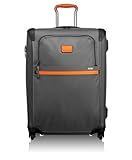 Tumi Valigia Grigio 10 L, 2 Ruote, Maniglia Telescopica Estensibile, 3 Tasche, Nylon, Moderne, Per Tutte Le Età, Viaggiatori Frequenti