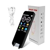 Scan Reader Pen - Penna di traduzione per 113 lingue per bambini e studenti con dislessia, scansione offline e traduzione vocale in 8 lingue, supporta la scansione in testo e traduzione di foto