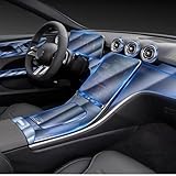 CHLSHZXD Pellicola protettiva TPU per schermo GPS per navigazione centrale per console centrale auto, per Mercedes Benz Classe C W206 C200 220 260 300 2022-O