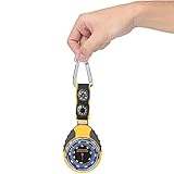 Uadme Barometro Altimetro, 4 in 1 Mini Multifunzionale Digitale Altimetro Barometro Termometro Bussola con Gancio in Metallo per Arrampicata, Escursionismo e Campeggio all'aperto