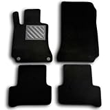 Tappetini per Classe C W204 2007-2014 Berlina e Station Wagon Antiscivolo, Su Misura, Antiscivolo, Battitacco in gomma rinforzata, bottoni di fissaggio