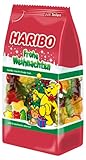 Haribo Frohe Weihnachten, Caramelle Gommose A Forma di Oggetti Natalizi, Gusto Frutta, Ideale Come Regalo Per Natale - 300gr