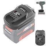 TPDL EIN18PAR - Adattatore batteria per uno su per utensili elettrici Parkside, convertitore per una batteria agli ioni di litio da 18 V, per Parkside 20 V, serie XTeam