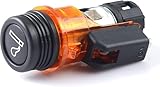 Presa accendisigari 12V compatibile con Fiat Palio Pratico, Doblò Stilo, Fiorino, Punto, Panda Linea; Peugeot Bipper Citroën Nemo Lancia - Ricambio per 735467047 735460686 759155 8227C8