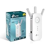 TP-Link RE450 Ripetitore Wireless, Velocità Dual Band AC1750Mbps, WiFi Extender e Access Point, Compatibile con Modem Router, 1 Porta Gigabit, Tecnologia TP-Link OneMesh, Bianco