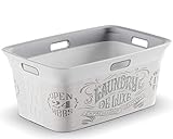 Keter Kis Chic Cesta - Portabiancheria Decorata Da 45 Lt - 59X39X27H Laundry Bag