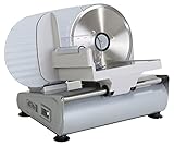 RGV Ausonia 190 Affettatrice, 100 W, 1 Liter, 1 Decibel, Acciaio, Alluminio, Grigio
