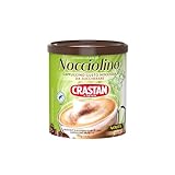 Crastan Nocciolino - Cappuccino Solubile Gusto Nocciola - Barattolo Da 150 Gr. - 12 Tazze