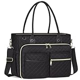 RAINSMORE Borsa Lavoro Donna per Insegnante Borsa Porta PC 15,6 Pollici Borsa Donna Tote per Ufficio Università Scuola