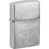 Zippo 200 Accendino Ricaricabile Originale, Bronzo, Cromo Spazzolato, 3.9 X 1.3 X 5.7 Cm