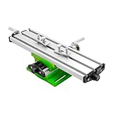 Fresatrice da tavolo a croce in metallo, a 2 assi, morsa da tavolo, morsa per fresa in alluminio, banco da lavoro