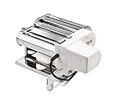 Girmi IM91 Macchina Per La Pasta Elettrica, 90 W, 5 formati di pasta, 2 velocità di funzionamento, Acciaio Inox, 33 x 17 x 27 cm
