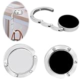 Collazoey Set 2x Gancio Borsa da Tavolo, Porta Borsa da Tavolo Appendi Borsa in Alluminio Pieghevole Antiscivolo Antigraffio, Appendiborsa Scrivania Max 3 kg, per Donne, Ragazza, borsa