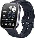 AMAZFIT Bip 6 Smartwatch 46mm, Batteria 14 giorni, AMOLED 1,97", GPS Mappe, IA, Chiamate Bluetooth, Monitor Salute Sonno, 140+ Sport, Fitness, Impermeabile 5ATM, Nero