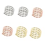 TOPBATHY 6 Pezzi Squisiti Anelli per Tovaglioli da Festa per Tavolo da Pranzo Set di Porta Tovaglioli con Fibbie Creative per Tovaglioli