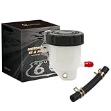 LE LEFOSSI Serbatoio Liquido Freni Moto Coppa Olio Serbatoio Pompa del Freno Parte per Compatibile con Yamaha FZS 600 YZF-R1 YZF-R6 YZFR1 YZFR6 R6 R1 2000-2018
