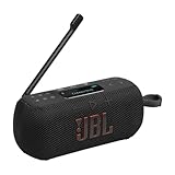 JBL Tuner 3, Radio Bluetooth Portatile, DAB/DAB+/FM, 6 Preimpostazioni, Fino a 15 H di Riproduzione, Impermeabile e Antipolvere IP68, Multi-Speaker Auracast, Compatibile con App JBL Portable, Nera