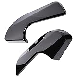 VHEUHZ Maniglia interna della porta Decorazione guscio protettivo copertura Trim compatibile con Alfa Romeo Giulietta Adesivi per interni auto (Nero brillante)