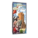 Giochi Uniti - Carcassonne La Torre, Espansione 4 per Carcassonne, Gioco da tavolo, Edizione italiana, GU345