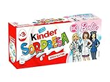 Ferrero kinder Sorpesa per Barbie Ovetti di Cioccolata a Latte con Sorpresa (personaggio 1su3) 3 pezzi da 20g