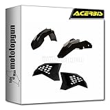 acerbis 0011632.090 kit plastiche nero compatibile con ktm exc 125 2008 2009 2010 2011 mototopgun