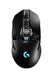 Logitech G G903 LIGHTSPEED Wireless Gaming Mouse, 12K DPI, RGB, Leggero, da 7 a 11 Pulsanti Programmabili, Lunga Durata della Batteria, PC/Mac, Imballaggio per l'Europa dell'Est, Nero