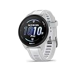 Garmin Forerunner 165, Smartwatch per la corsa, 43mm, GPS, Cardio, VO2max, Report mattutino, HRV Status, Piani gratuiti 5K, 10K e 21K, Training Readiness, Pay (Mist Grey & Whitestone)