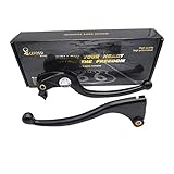 Leva del freno della frizione del motociclo robusta e durevole Compatibile con Kawasaki Ninja ZX6R ZX-6R ZX 6R ZX 6RR ZX 600 2005 2006 2007 2008 2009 2010 2011 2012 2013 2014 2015 Black