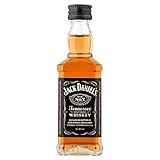 Jack Daniel's Old No. 7 Tennessee Whiskey Mignon – Formato Mini, Liquore Americano Originale, Gusto Deciso e Morbido, 40% Vol, Bottiglia in Vetro da 5 cl