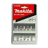 Makita D-16346 - Tipo blister 2 hss lame 82 millimetri per i pennelli 1100 1923b kp0800 kp0810 kp0810c
