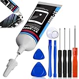 Colla per Cellulari, Colla per Display Smartphone, Colla Display Smartphone per Riparazione di Smartphone, Tablet e Altri Prodotti Elettronici, Nero, 110ML