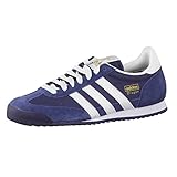 adidas Originals Dragon G50919, Scarpe da Ginnastica Uomo, Blu (New Navy/White/Metallic Gold), 43 1/3 EU