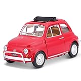 BBURAGO - Fiat 500L (1968) - Modellino Realistico Auto in Scala 1:21, Licenza Ufficiale Fiat, Età Consigliata 3+ Anni