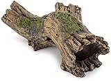 hygger Arredo per Acquario, Acquario Grotta di Resina Acquario Ornamento Tronco di Simulazione per Acquario Paesaggistica Decorazione (Tronco)