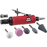 Valex Smerigliatrice Pneumatica con Accessori, 220.0 l/min Consumo Aria