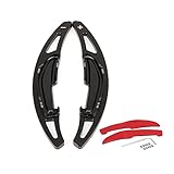 HIBEYO Set di 2 estensioni per volante per BMW M2 M3 M4 M5 X5M X6M F87 F85 F86 F80 F82 F83 F10 M6 F12 ricambio Shift Paddles leva del cambio, nero