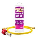 Ralerfresh RS - R410, R32, R407, R22, R22, ricarica di gas organica per aria condizionata split ecologico, ricarica rapida (bottiglia + tubo flessibile)