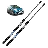Koaudb 2x Molle a Gas Ammortizzatori Posteriori per Nissan Micra Mk4 K13 2010 2011 2012 2013 2014 2015 2016 Nero Pistoni Portellone Posteriore Pistoni per Portellone Posteriore Sostituire #904513HN0A