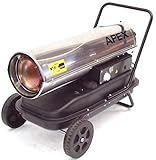 Cannone di riscaldamento in acciaio inox, 30 kW, riscaldamento diesel, 55519, riscaldatore a olio, per costruzione, riscaldamento