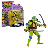 Giochi Preziosi - Leonardo Tartarughe Ninja Caos Mutante, Leonardo in versione Action Figure Base Articolata da 12 cm, Personaggio con Armi da Combattimento, Per Bambini dai 4 anni