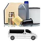 Tagliando compatibile con RENAULT Trafic II Autobus 2.0 dCi 115 84 kw Diesel 2006-2024 - 8 Lt di olio + 4 Filtri