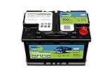 EnergyTank Batteria AGM a Scarica Lenta 12 V 100Ah per Camper, Barca e Servizi - Anti-vibrazioni - Senza Manutenzione