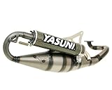 Marmitta Yasuni Scooter R Giallo Carbonio per Yamaha Aerox 50 Cat. (03-12)