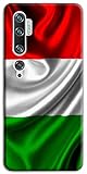 Mixroom - Cover Custodia Case In TPU Silicone Morbida Per Xiaomi Mi Note 10 Fantasia Bandiera Italia F85
